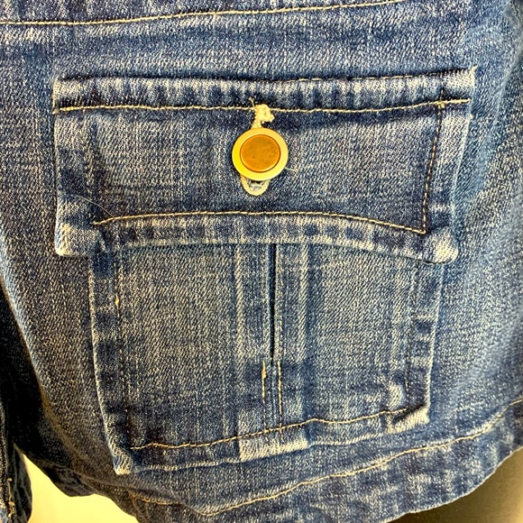 Motto unique MOTO style Jean Jacket, Size Small - Picture 5 of 8